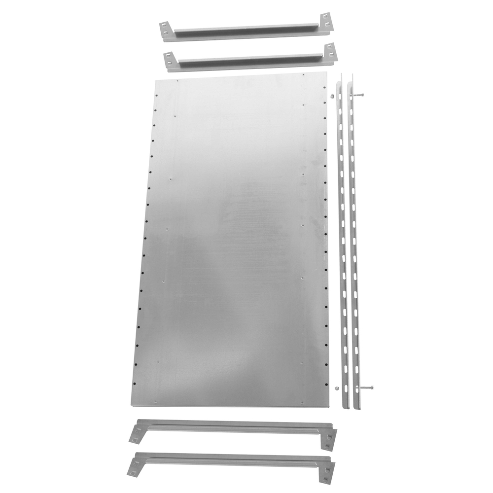 Rayonnage Adaptiv XL - Lot de 2 tablettes inclinées galva L 1250xP 500mm - MANORGA - ATL2TABTOLINC1250