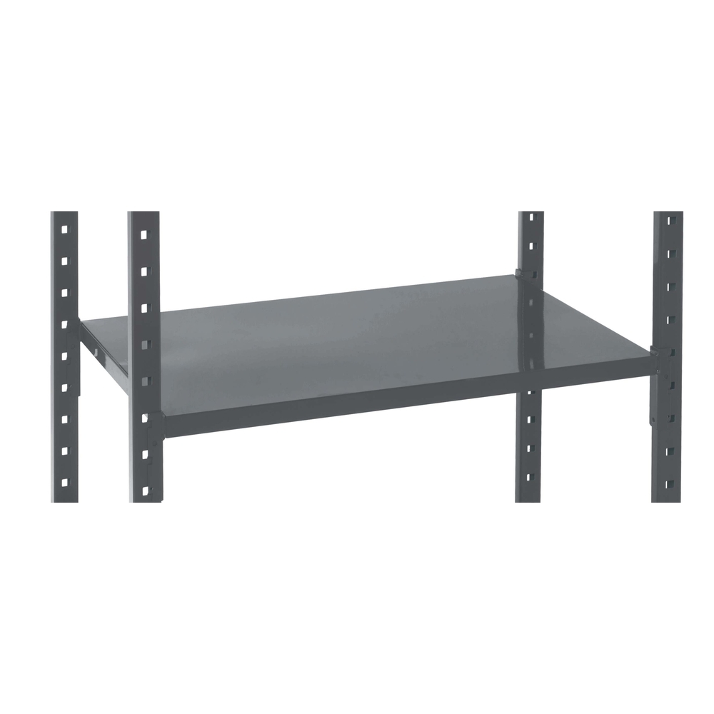 Rayonnage Fliplus - Tablette tôlée peinte RAL7024 L 1260xP 700mm - MANORGA - ZBNIVSUPTOLP1270A