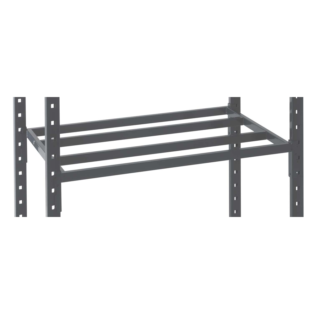 Rayonnage Fliplus - Tablette tubulaire peinte RAL7024 L 1260xP 800mm - MANORGA - ZBNIVSUPTUBP1280A