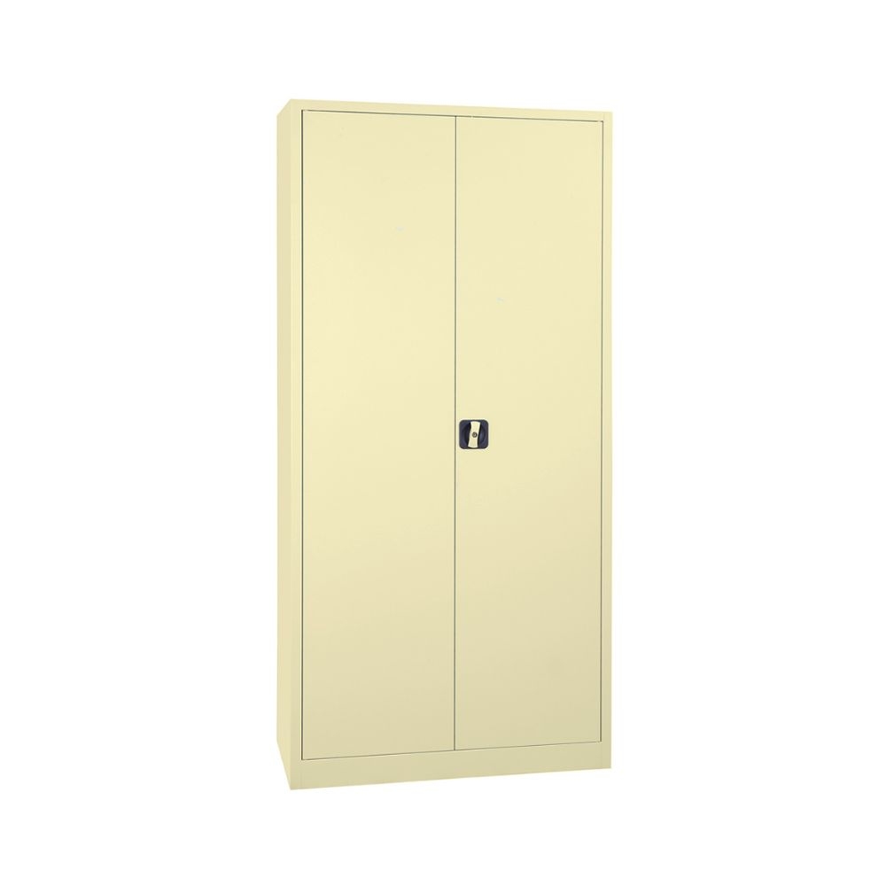 Armoire métallique porte battante beige 180x80x38cm - MOBIKA - AR-MPB-003