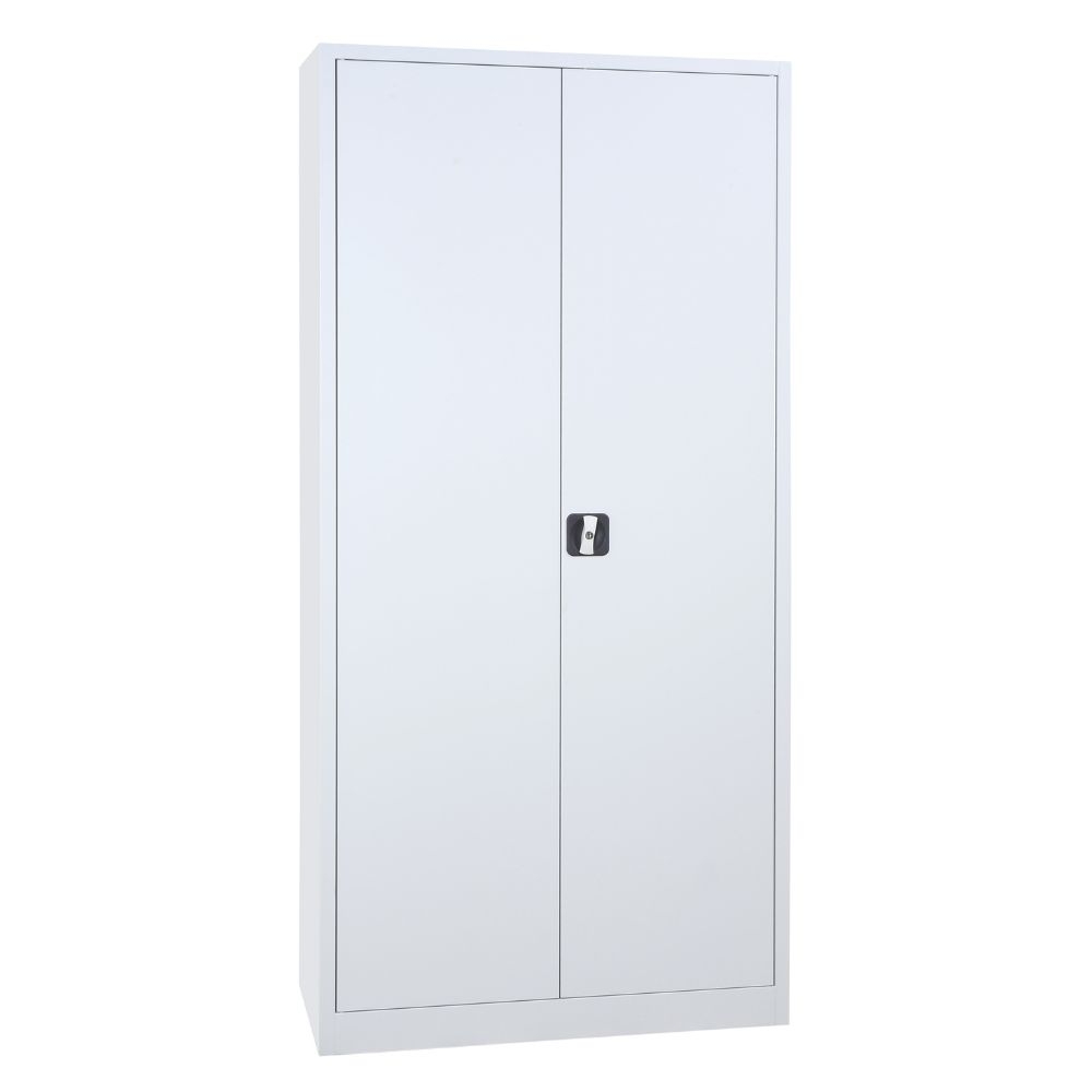 Armoire métallique porte battante Gris 180x80x38cm - MOBIKA - AR-MPB-014