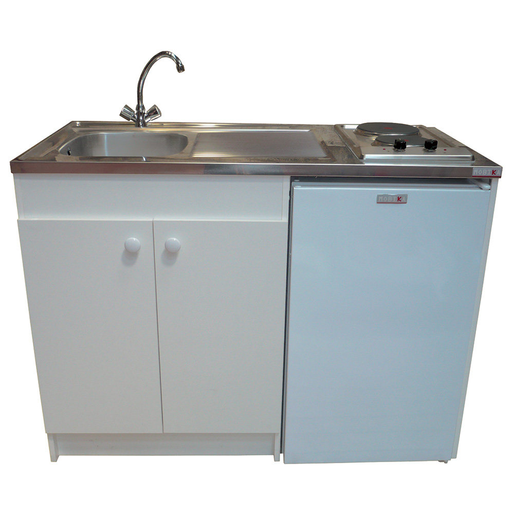 Kitchenette bois complète 120 x 60 cm - MOBIKA - RE-KI-020