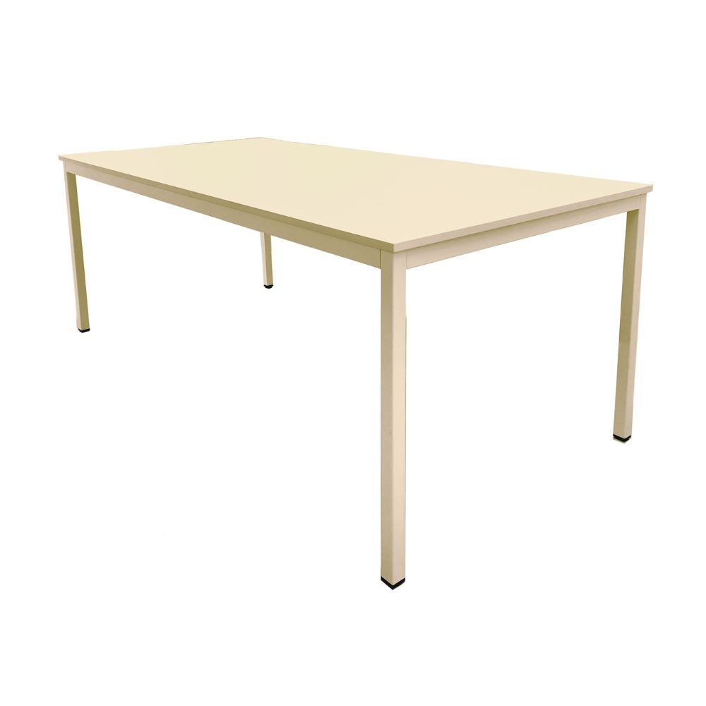 Table réunion beige 75x160x80cm - MOBIKA - RE-T-030