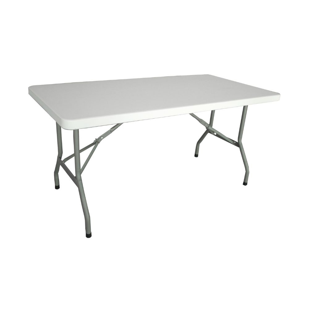 Table plateau fixe polyéthylène pieds rabattables 152 cm - MOBIKA - RE-TPO-001