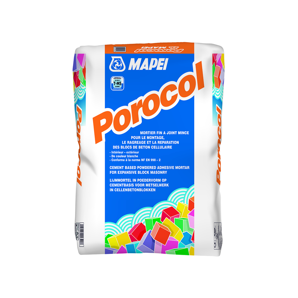 Montage de béton cellulaire POROCOL SAC 25 KG - MAPEI - 007125