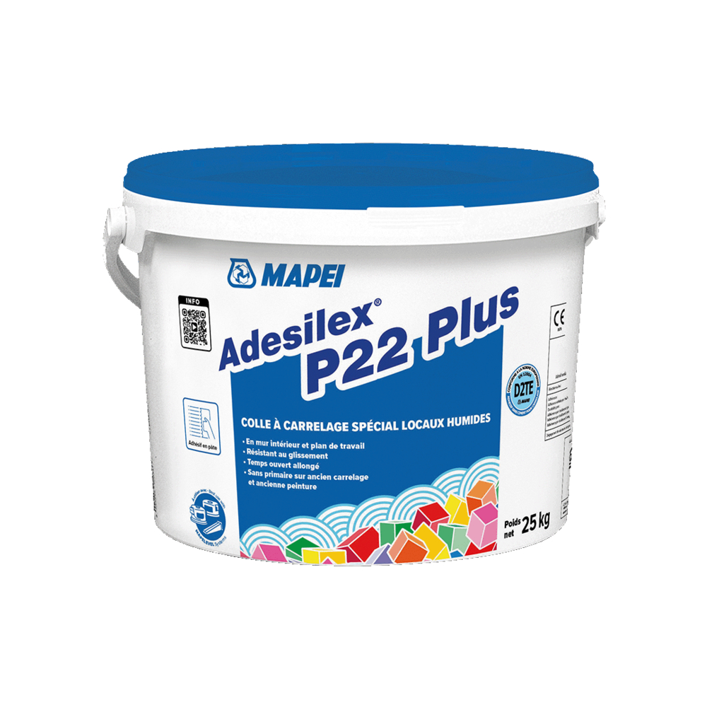 Adhésifs améliorés D2 ADESILEX P22 PLUS SEAU 5 KG - MAPEI - 009105