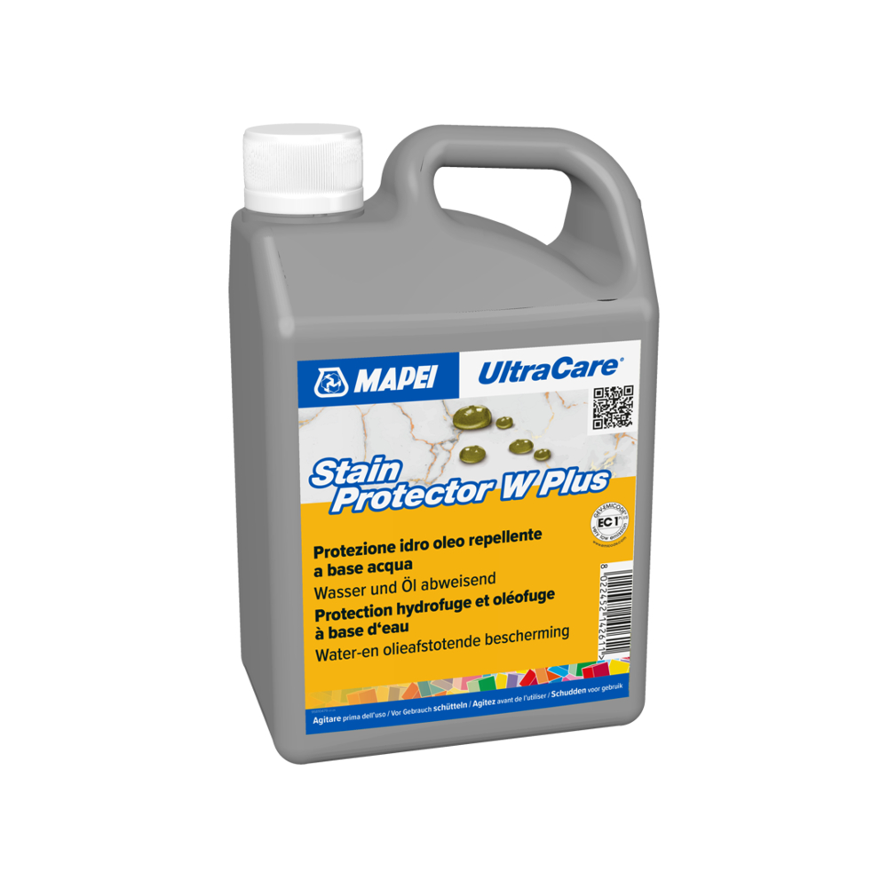 Protecteurs antitaches hydrofuges/oléfuge ULTRACARE STAIN PROTECTOR W PLUS CARTON 10 X 1 LT - MAPEI - 0151131IT