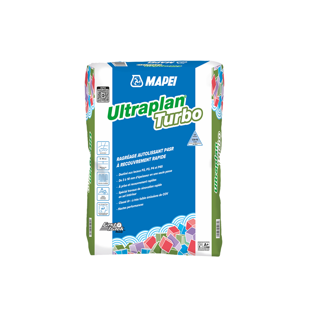 Ragréages autolissants P4S/P4SR ULTRAPLAN TURBO SAC 25 KG - MAPEI - 035025