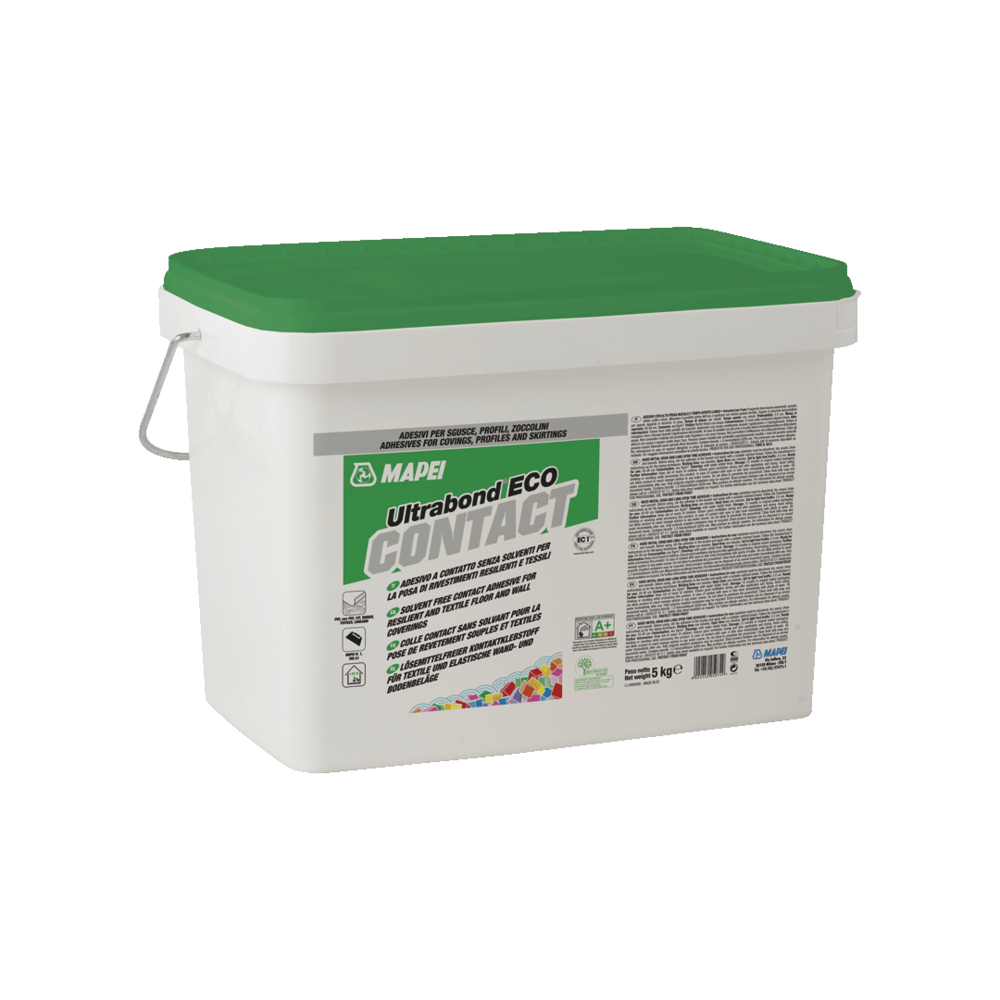 Colles contact pour nez de marches et plinthes ULTRABOND ECO CONTACT SEAU 5 KG - MAPEI - 0666305