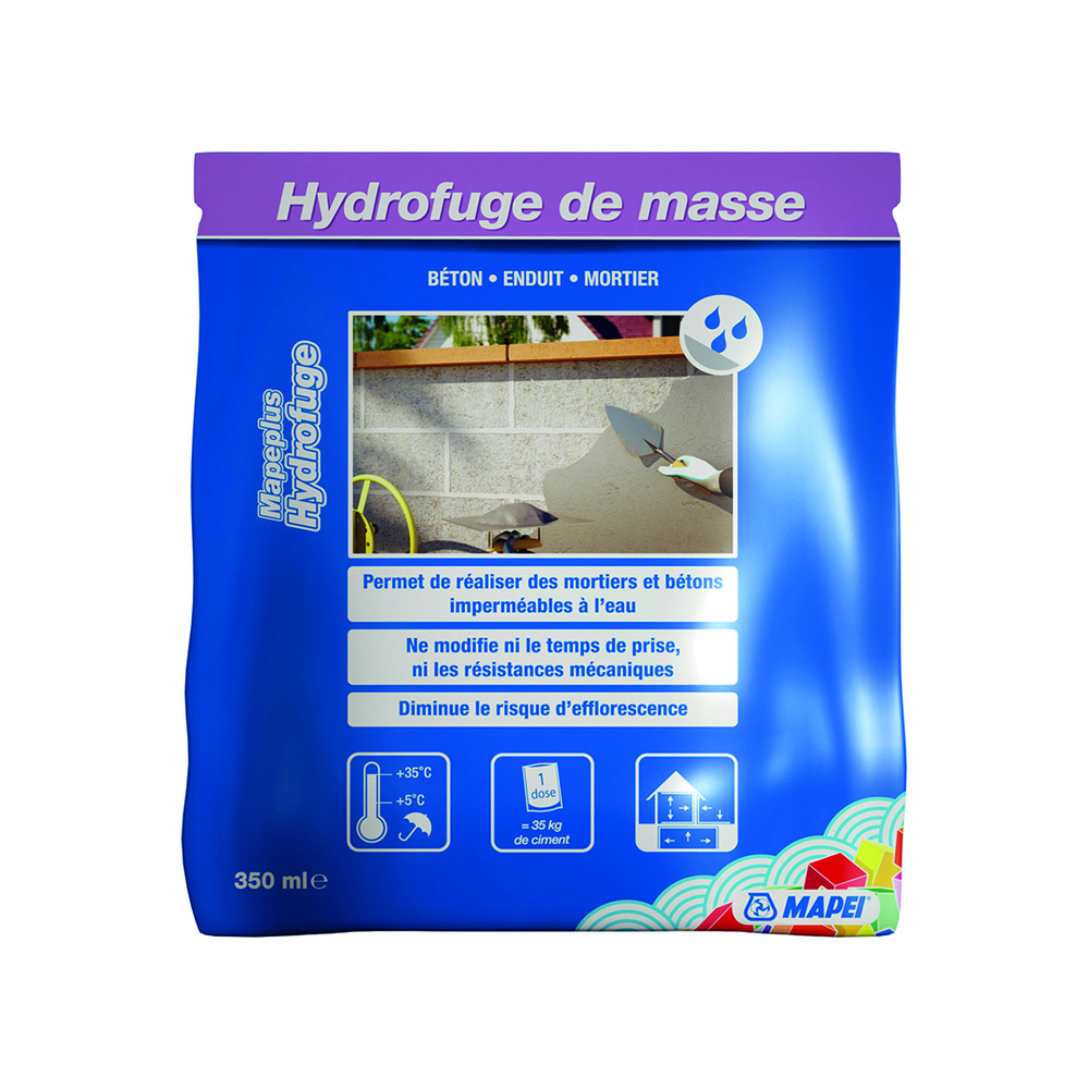 Hydrofuges MAPEPLUS HYDROFUGE DOSE 350 ML - MAPEI - 0765839