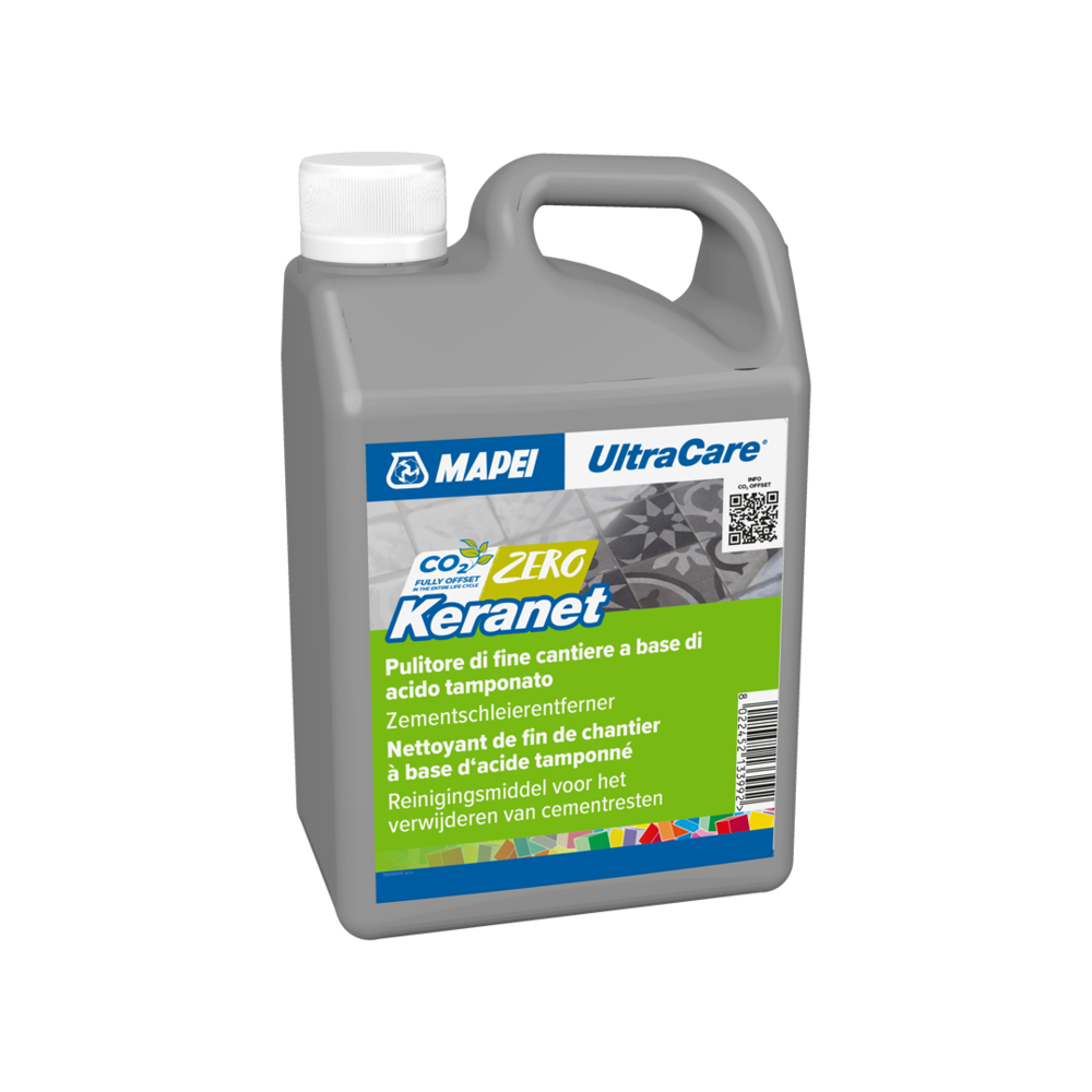 Nettoyants spécial résidus ciment ULTRACARE KERANET CARTON 10 X 1 LT - MAPEI - 1150431IT