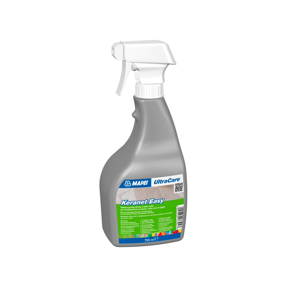 Nettoyants spécial résidus ciment ULTRACARE KERANET EASY SPRAY CARTON 6 X 0,75 LT - MAPEI - 1150526IT