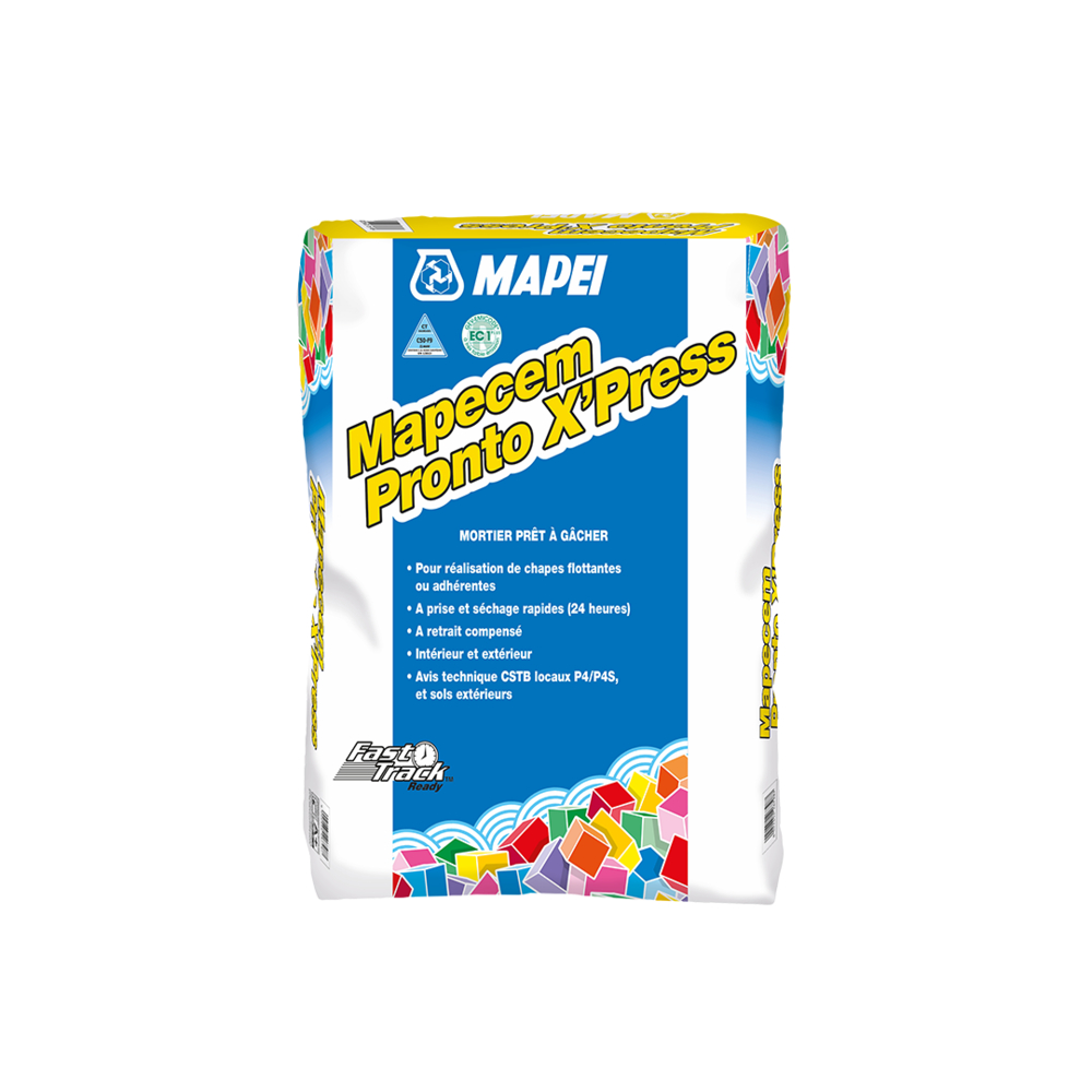 Chapes prêtes à l'emploi MAPECEM PRONTO X'PRESS SAC 25 KG - MAPEI - 1190525