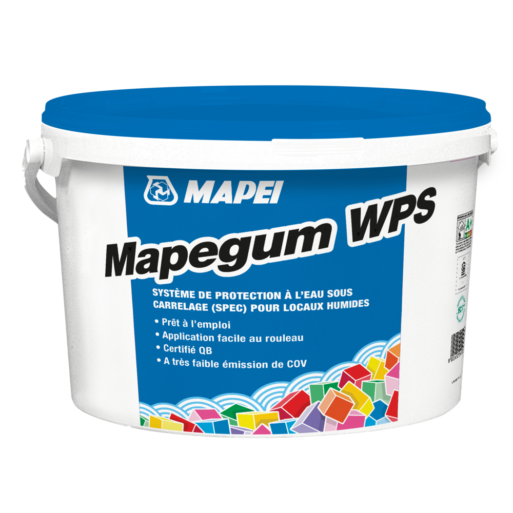 Système de protection à l'eau sous carrelage MAPEGUM WPS KIT 6 M2 - MAPEI - 1248801KIT