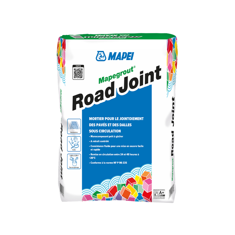 Mortiers de pavage MAPEGROUT ROAD JOINT GRIS SAC 25 KG - MAPEI - 1371125