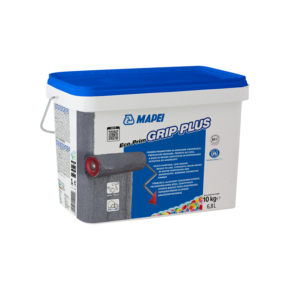 Primaires monocomposant ECO PRIM GRIP PLUS SEAU 10 KG - MAPEI - 1560110
