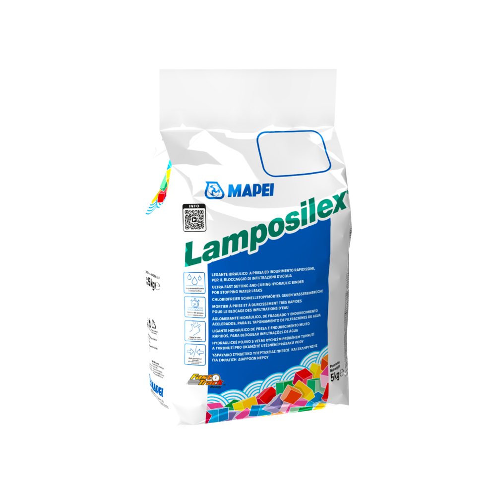 Blocage des venues d'eau LAMPOSILEX ALU 5 KG - MAPEI - 166145A