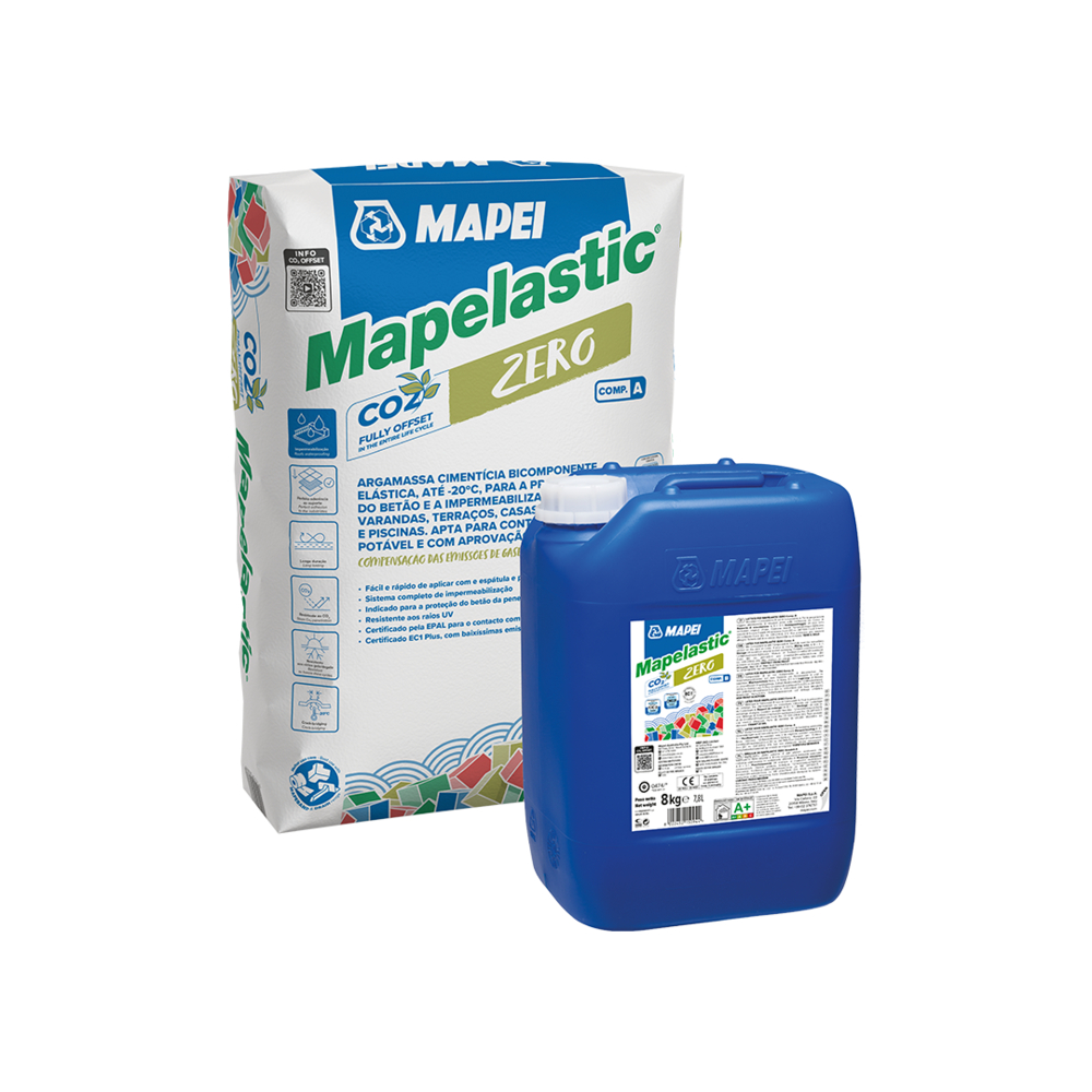 Membrane d'imperméabilisation sous carrelage MAPELASTIC ZERO (A+B) SEAU 16 KG - MAPEI - 1675716