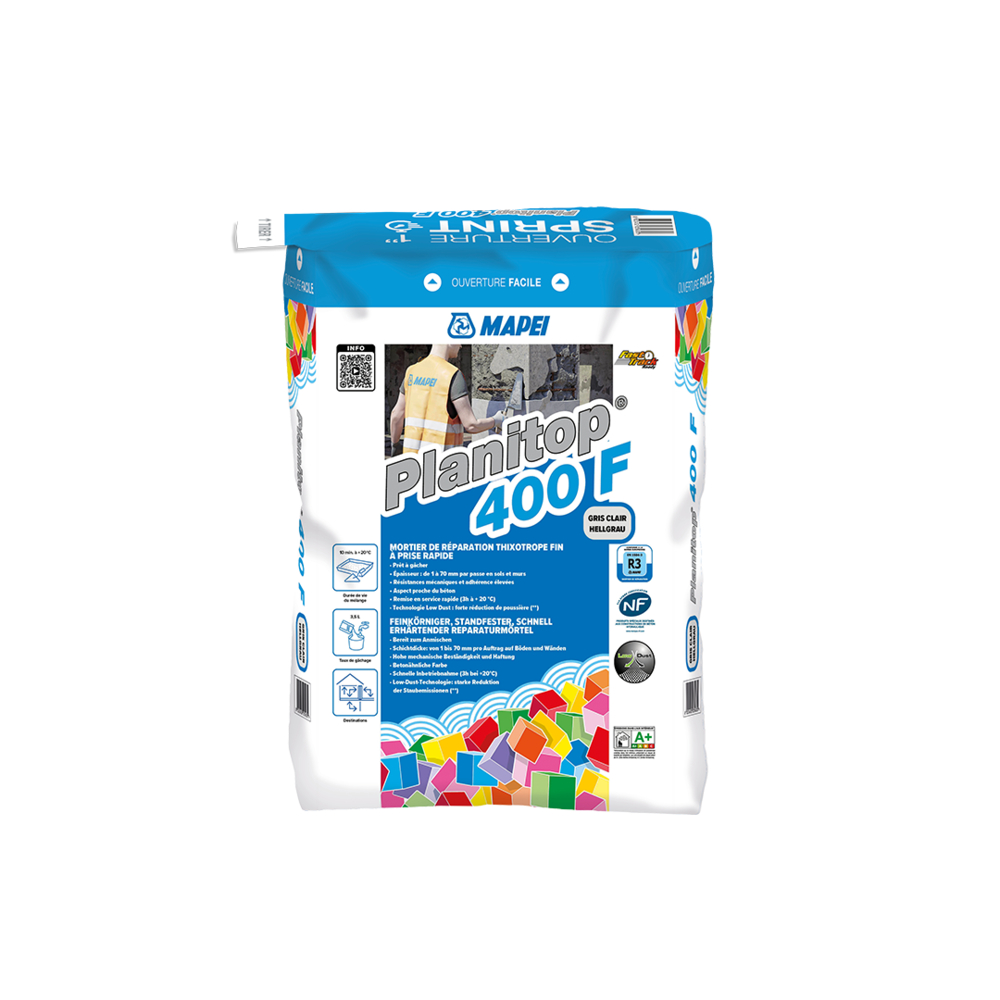 Mortiers de réparation R3 PLANITOP 400 F SAC 25 KG - MAPEI - 231325