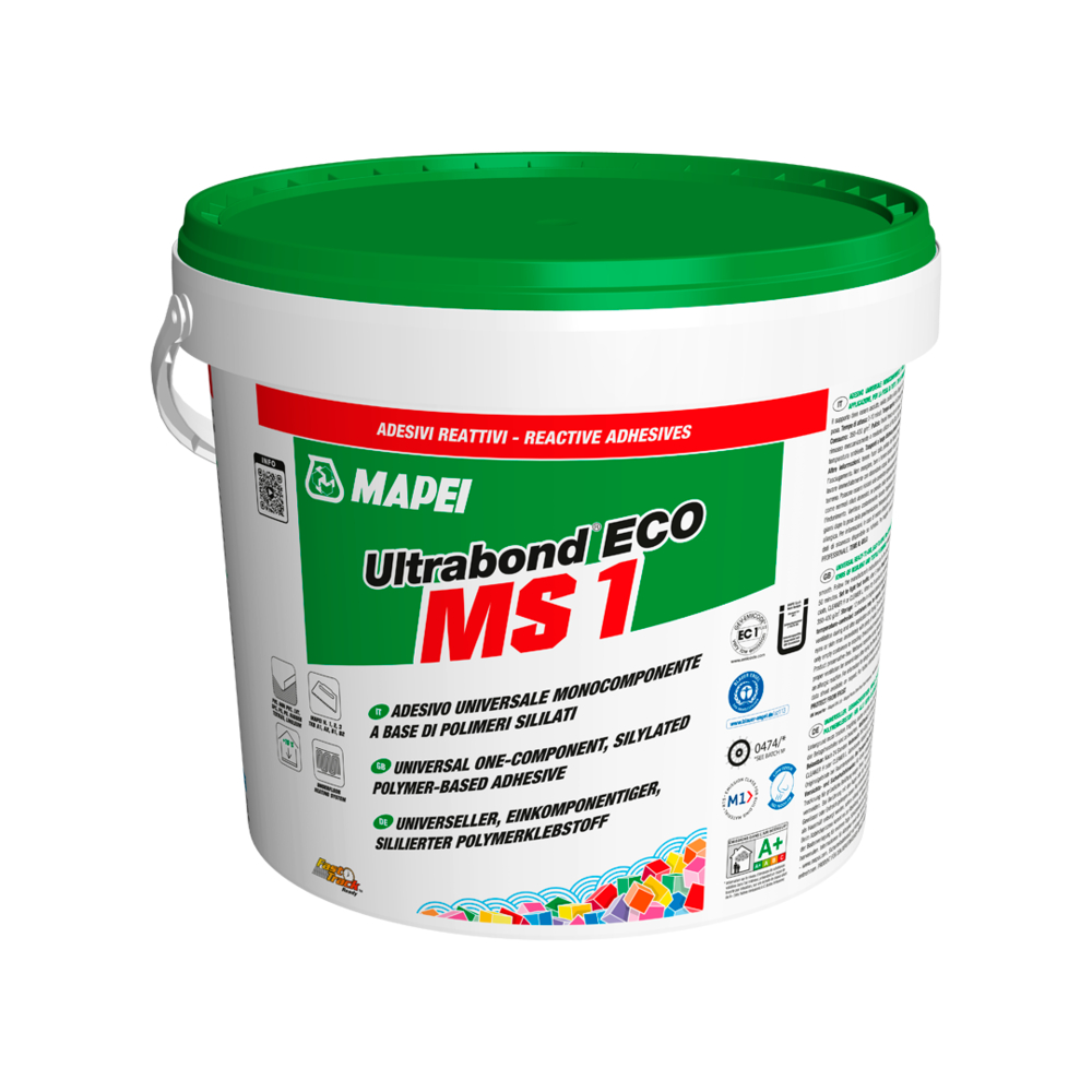 Colles réactives pour tous types de revêtements ULTRABOND ECO MS 1 SEAU 15 KG - MAPEI - 2333307