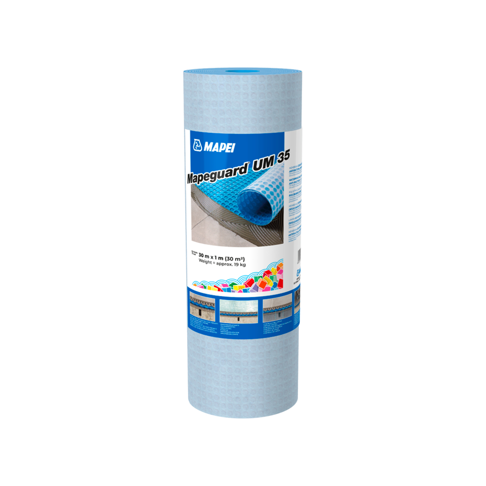 Membrane de désolidarisation sous carrelage MAPEGUARD UM 35 ROULEAU 30 M2 - MAPEI - 2850730