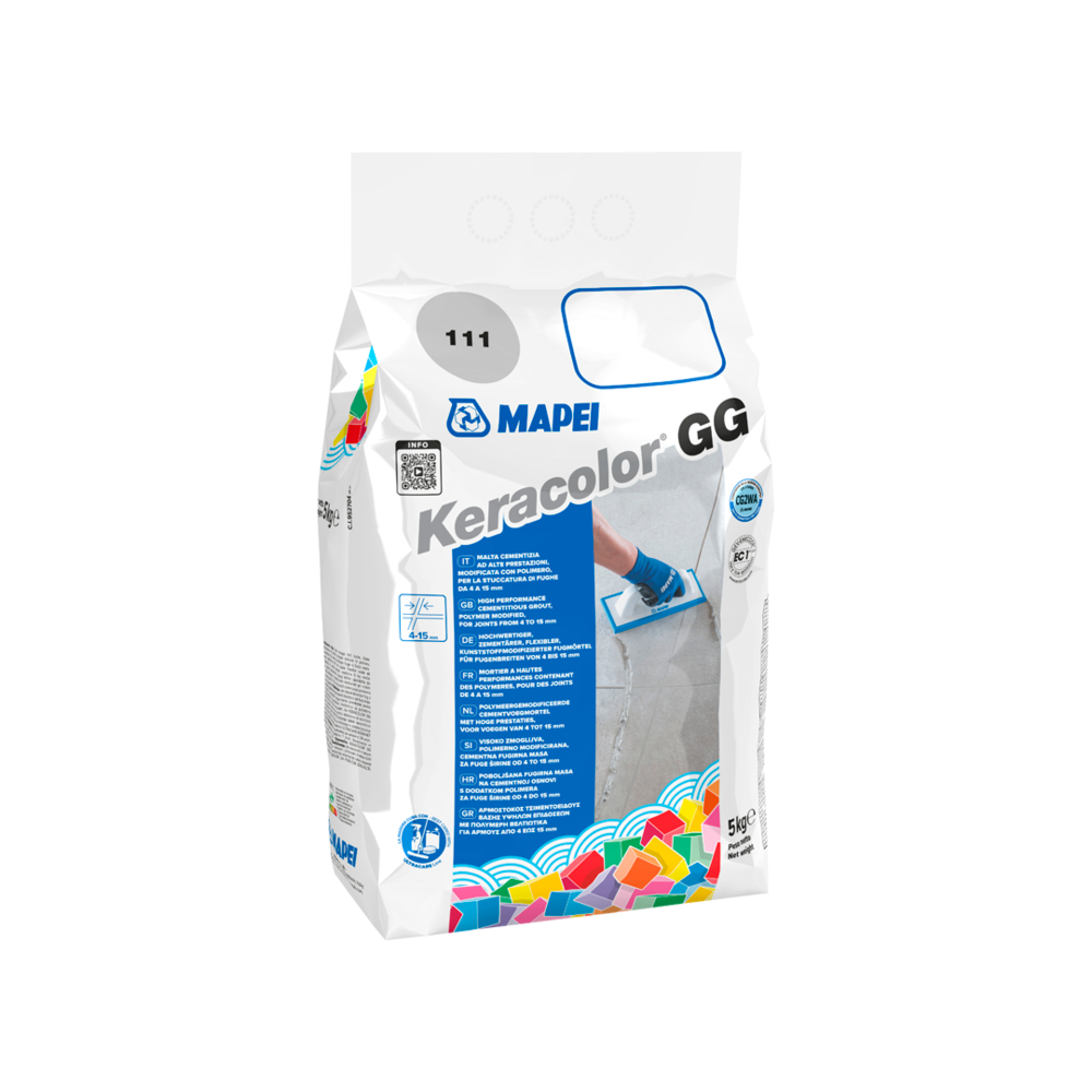 Joints larges base ciment KERACOLOR GG 130 JASMIN  5 KG - MAPEI - 4413045A