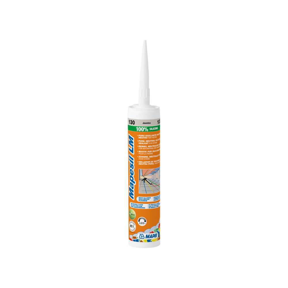 Mastic silicone neutre supports sensibles MAPESIL LM 114 ANTHRACITE CARTOUCHE 310 ML - MAPEI - 5811442