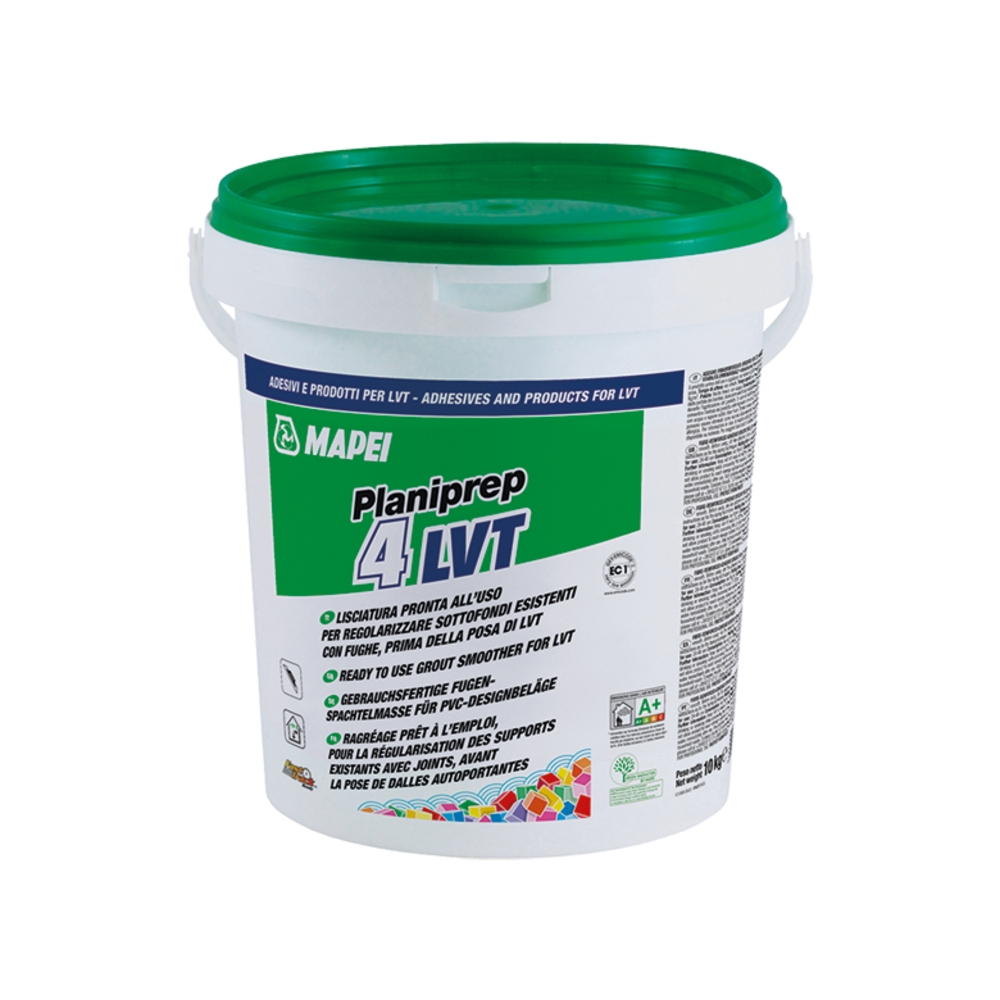 Ragréages pour nivellement et réparation PLANIPREP 4 LVT SEAU 10 KG - MAPEI - 7347210