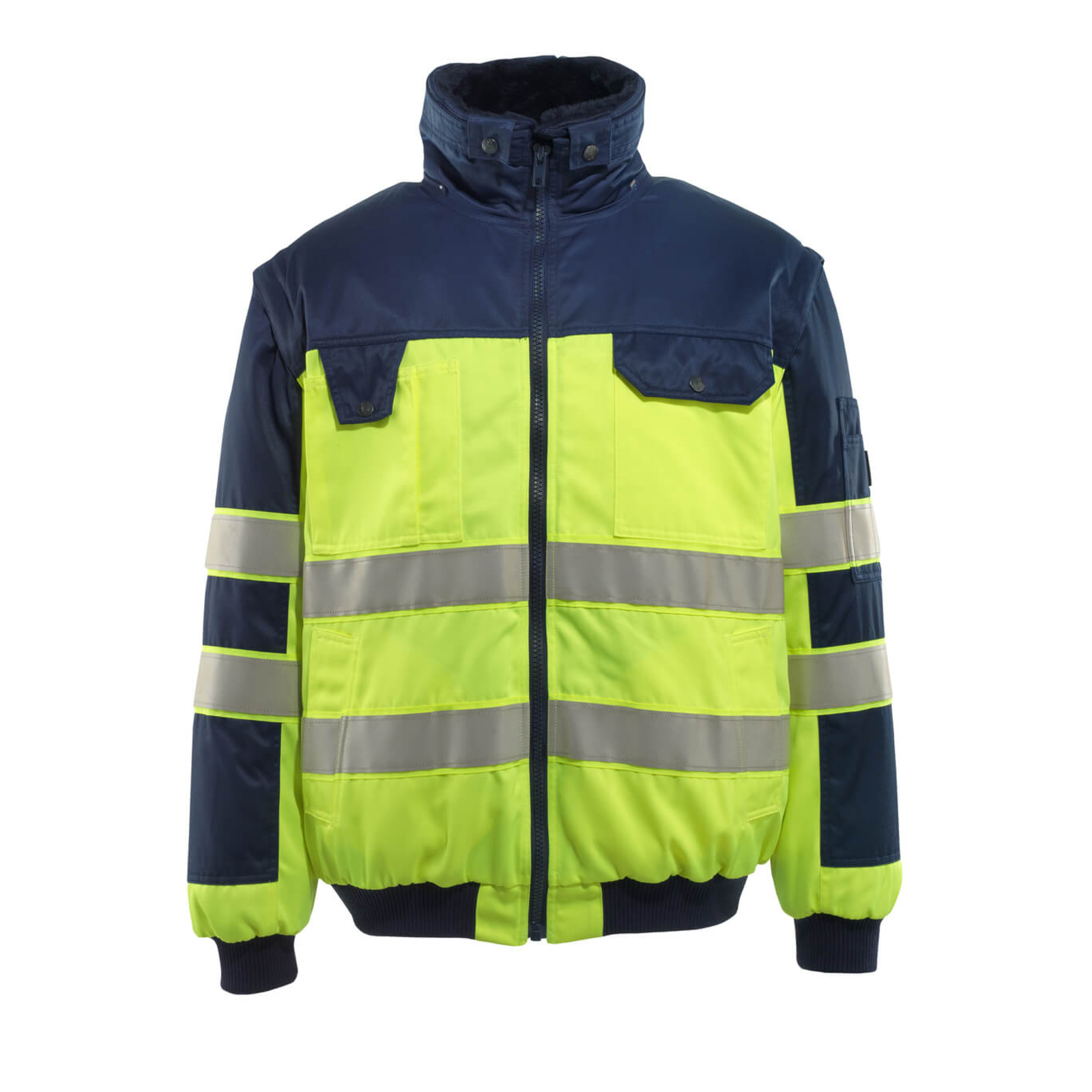 Veste pilote SAFE IMAGE Hi-vis Jaune/Marine MASCOT - 00920-660-171