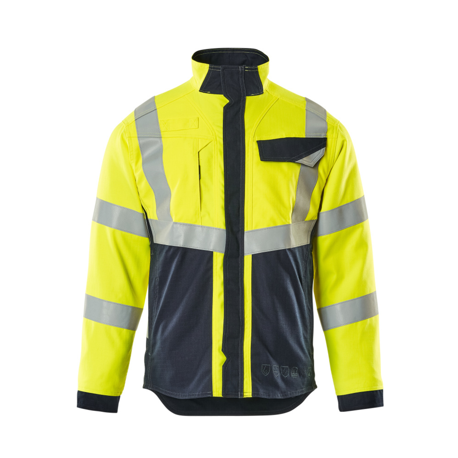 Veste MULTISAFE Hi-vis Jaune/Marine foncé MASCOT - 13809-216-17010