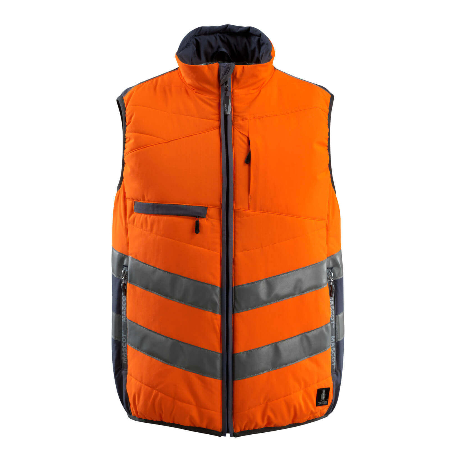 Gilet grand froid SAFE SUPREME Hi-vis Orange/Marine foncé MASCOT - 15565-249-14010