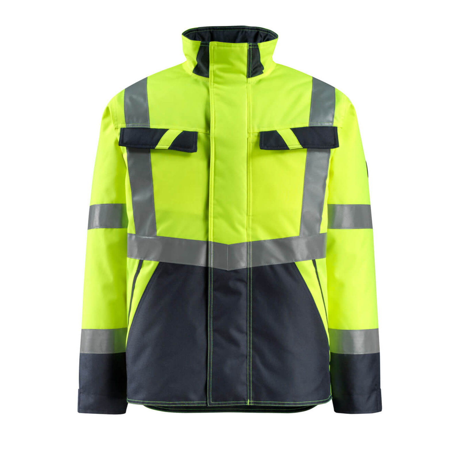 Veste grand froid SAFE LIGHT Hi-vis Jaune/Marine foncé MASCOT - 15935-126-17010