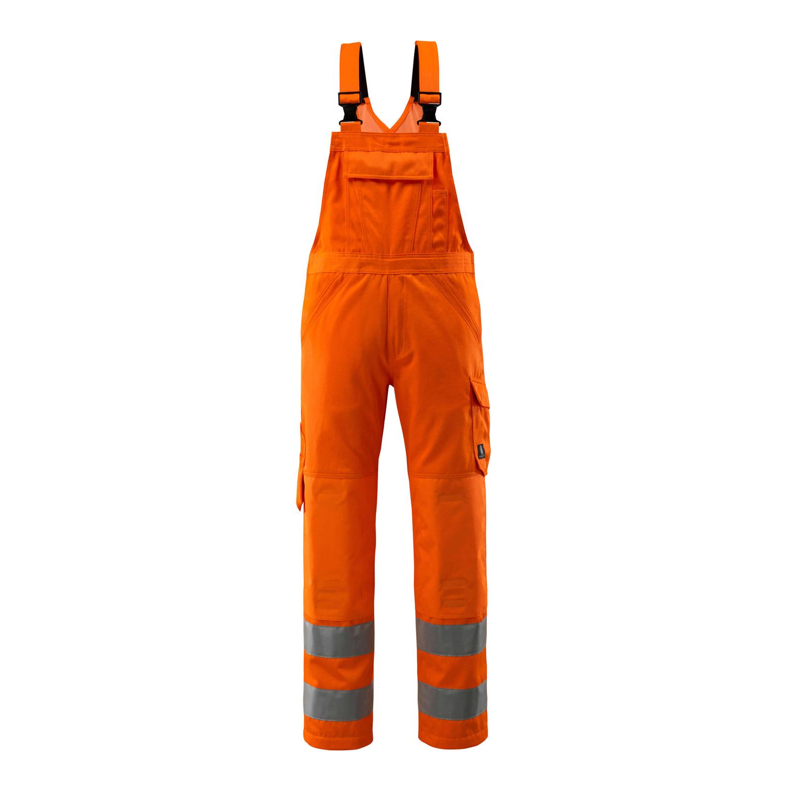 Salopette avec poches genouillères SAFE LIGHT Hi-vis Orange Entrejambe 76cm MASCOT - 16869-860-14