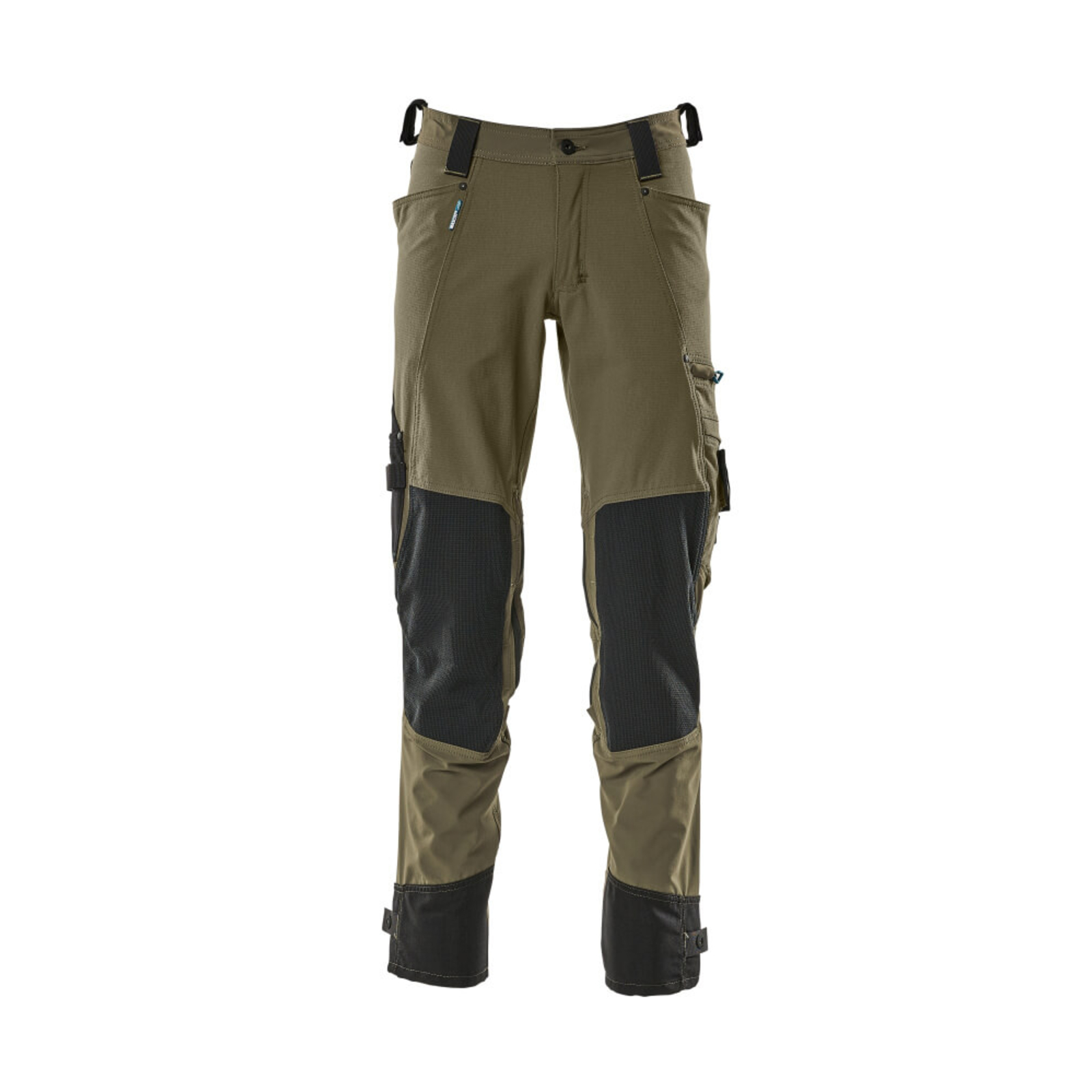 Pantalon avec poches genouillères ADVANCED Vert foncé Entrejambe 76cm MASCOT - 17079-311-33