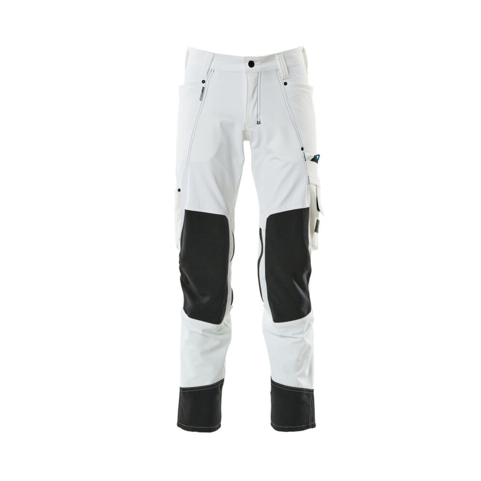 Pantalon avec poches genouillères ADVANCED Blanc Entrejambe 76cm MASCOT - 17179-311-06