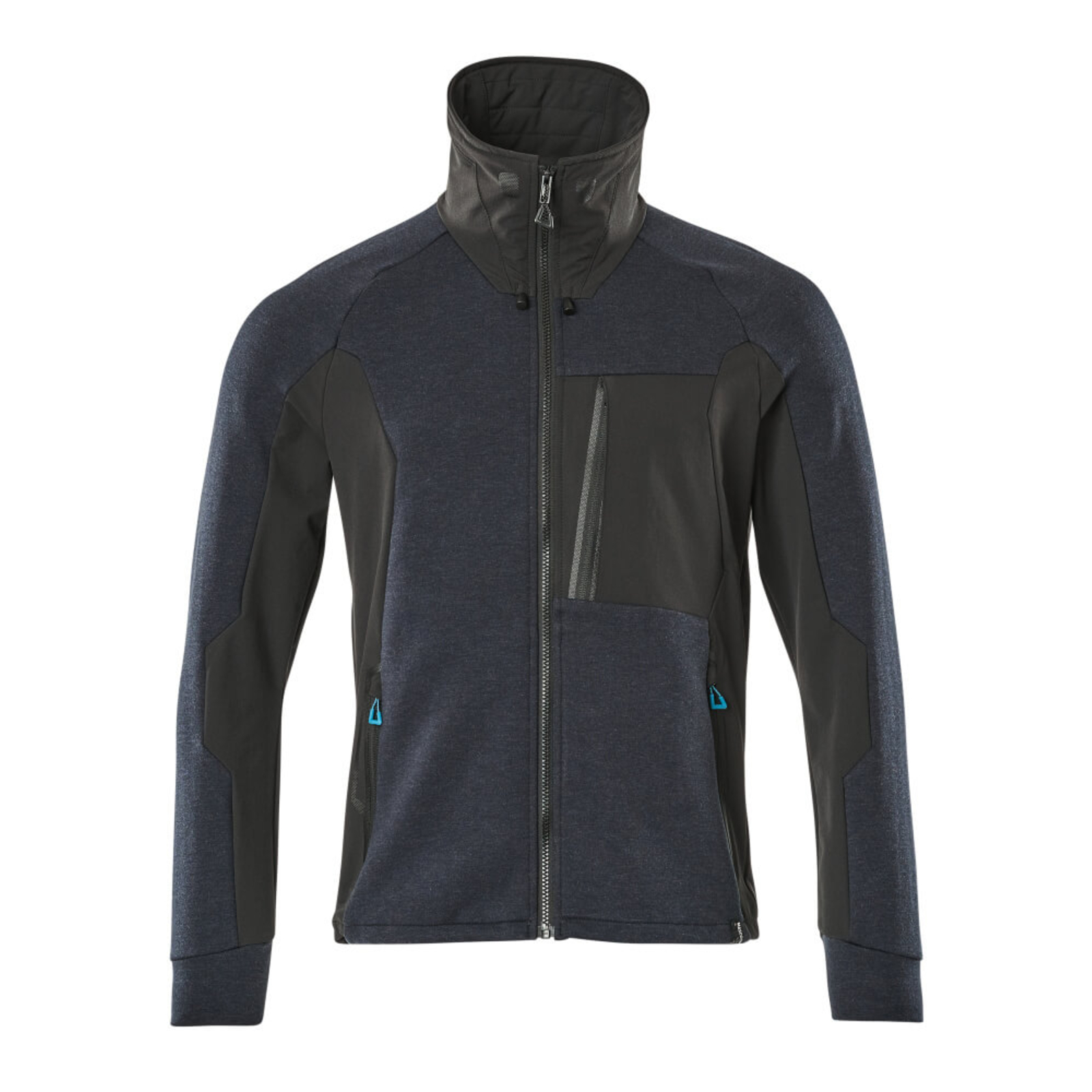 Sweatshirt zippé ADVANCED Marine foncé/Noir MASCOT - 17484-319-01009