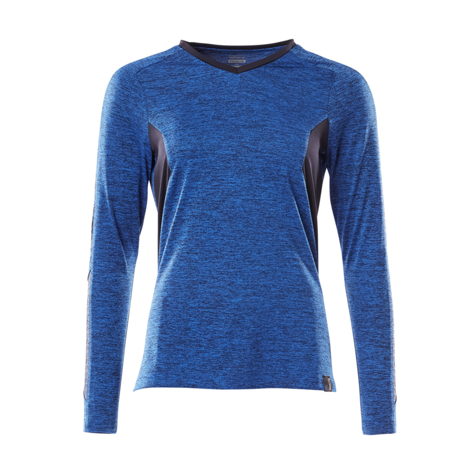 T-shirt manches longues ACCELERATE Bleu olympien chiné/Marine foncé MASCOT - 18091-810-91010