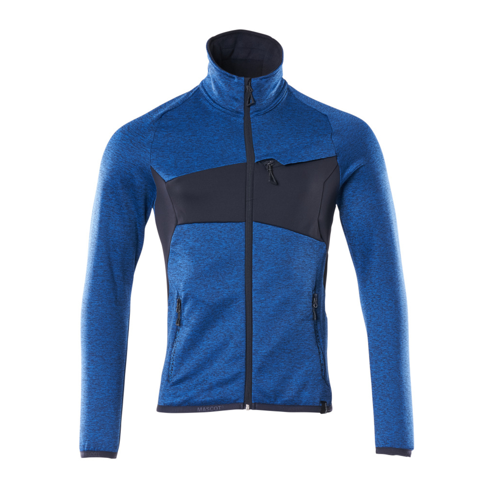 Pull polaire zippé ACCELERATE Bleu olympien/Marine foncé MASCOT - 18103-316-91010