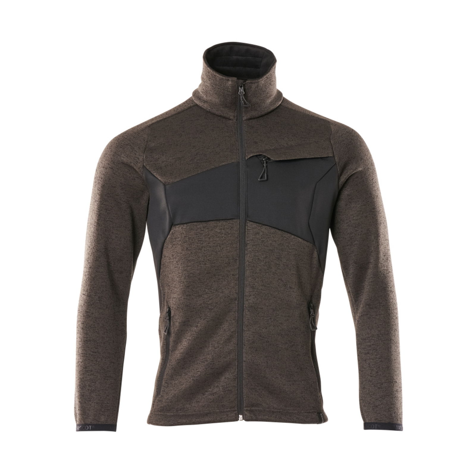 Pull zippé ACCELERATE Anthracite foncé/Noir MASCOT - 18105-951-1809