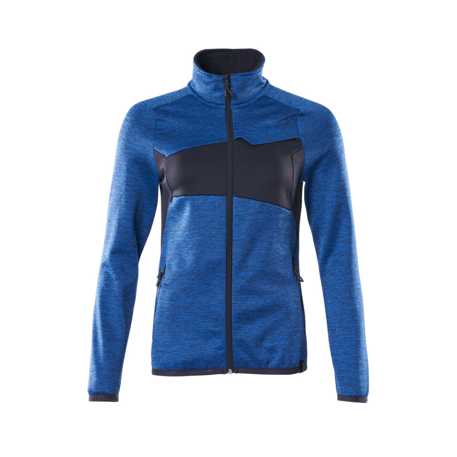 Pull polaire zippé ACCELERATE Bleu olympien/Marine foncé MASCOT - 18153-316-91010