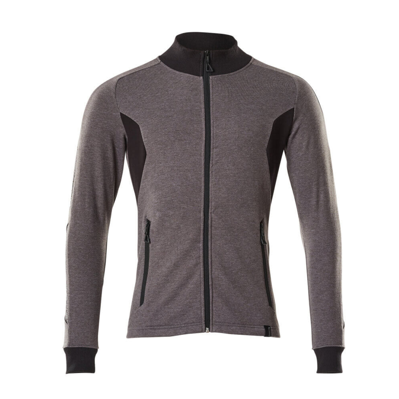 Sweatshirt zippé ACCELERATE Anthracite foncé/Noir MASCOT - 18484-962-1809