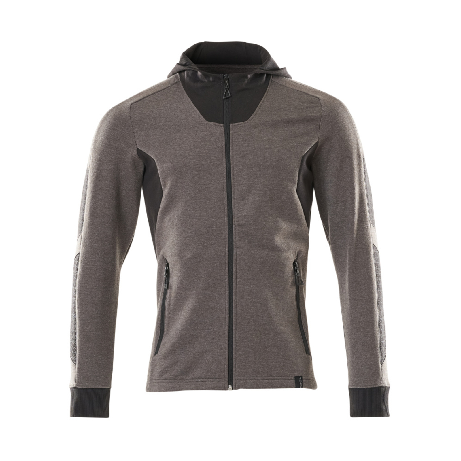 Sweat capuche zippé ACCELERATE Anthracite foncé/Noir MASCOT - 18584-962-1809