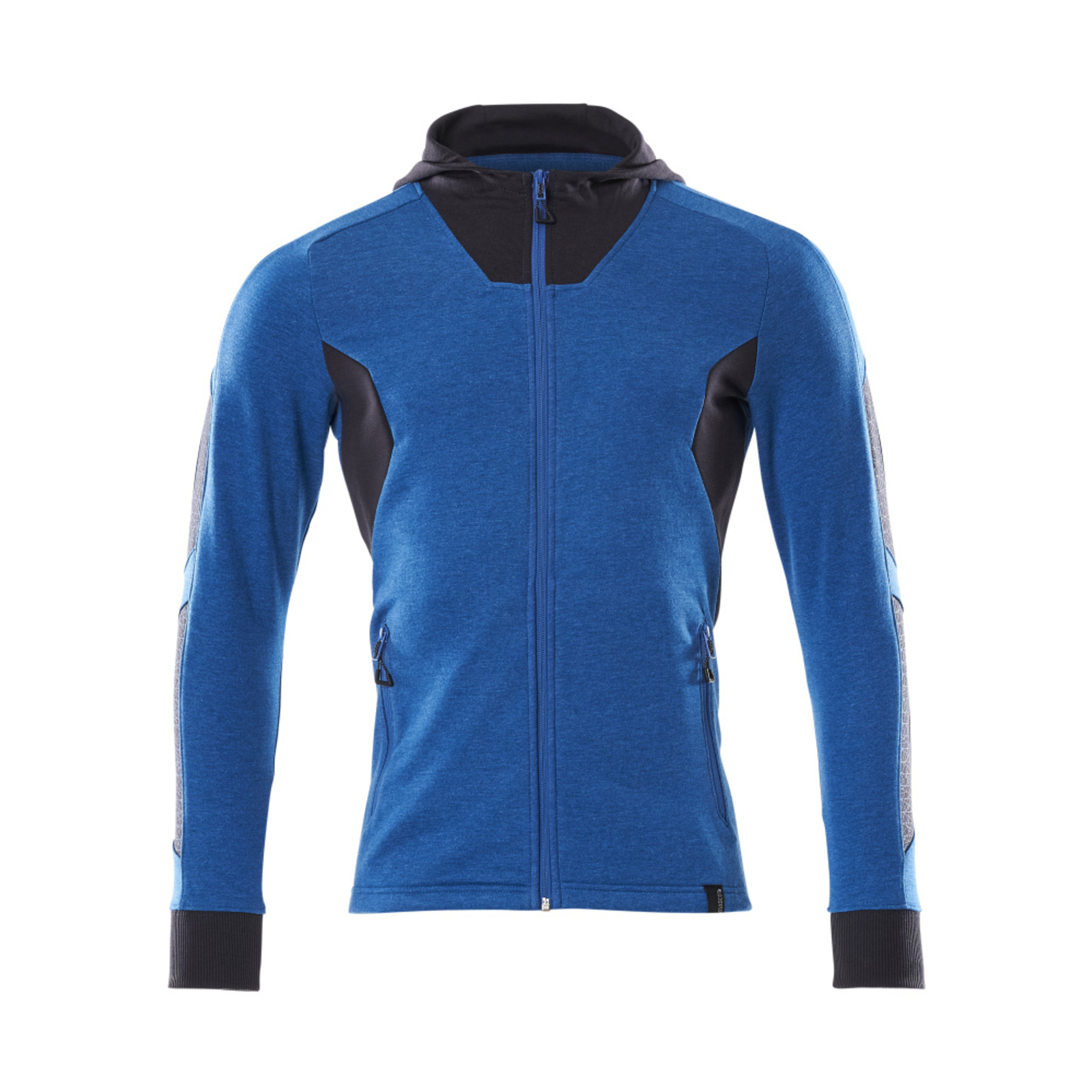Sweat capuche zippé ACCELERATE Bleu olympien/Marine foncé MASCOT - 18584-962-91010