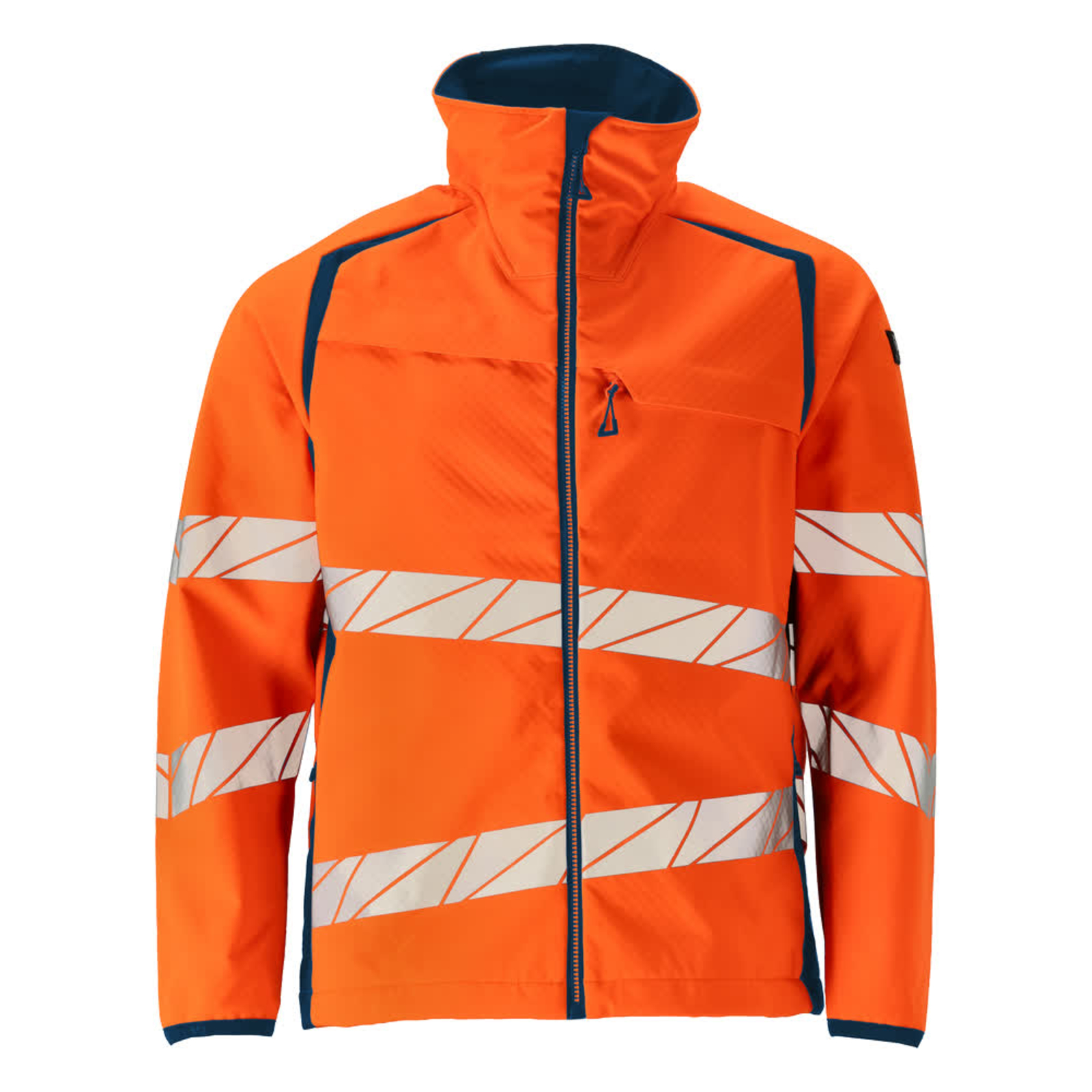 Veste Softshell ACCELERATE SAFE Hi-vis Orange/Bleu pétrole foncé MASCOT - 19002-143-1444
