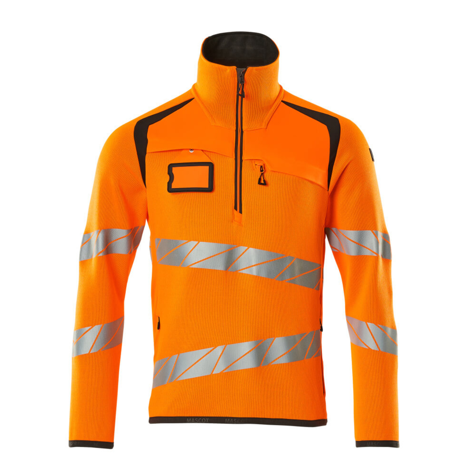 Pull demi-zippé ACCELERATE SAFE Hi-vis Orange/Anthracite foncé MASCOT - 19005-351-1418