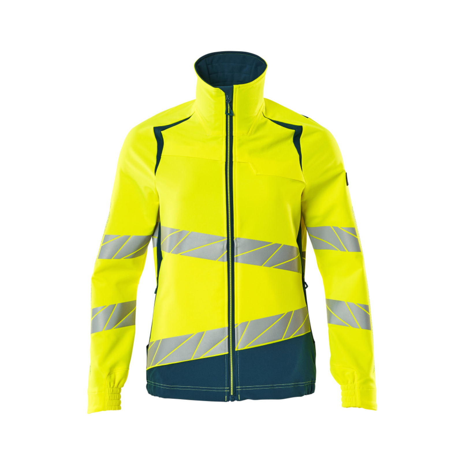 Veste ACCELERATE SAFE Hi-vis Jaune/Bleu pétrole foncé MASCOT - 19008-511-1744