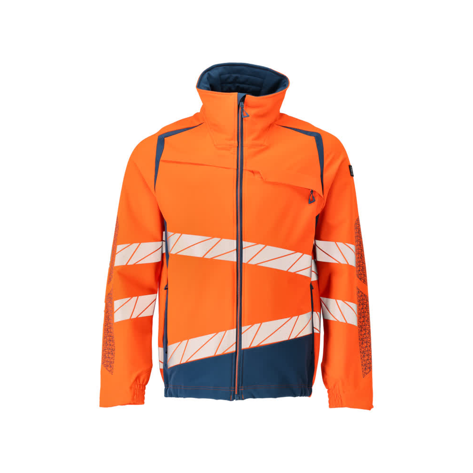 Veste ACCELERATE SAFE Hi-vis Orange/Bleu pétrole foncé MASCOT - 19009-511-1444