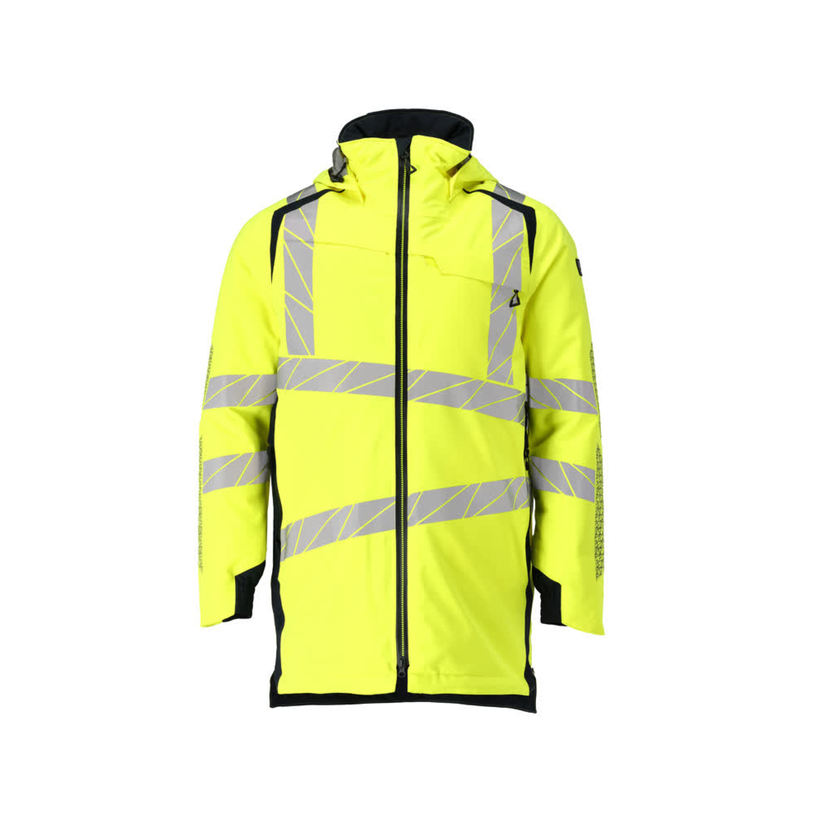 Parka ACCELERATE SAFE Hi-vis Jaune/Marine foncé MASCOT - 19030-449-17010