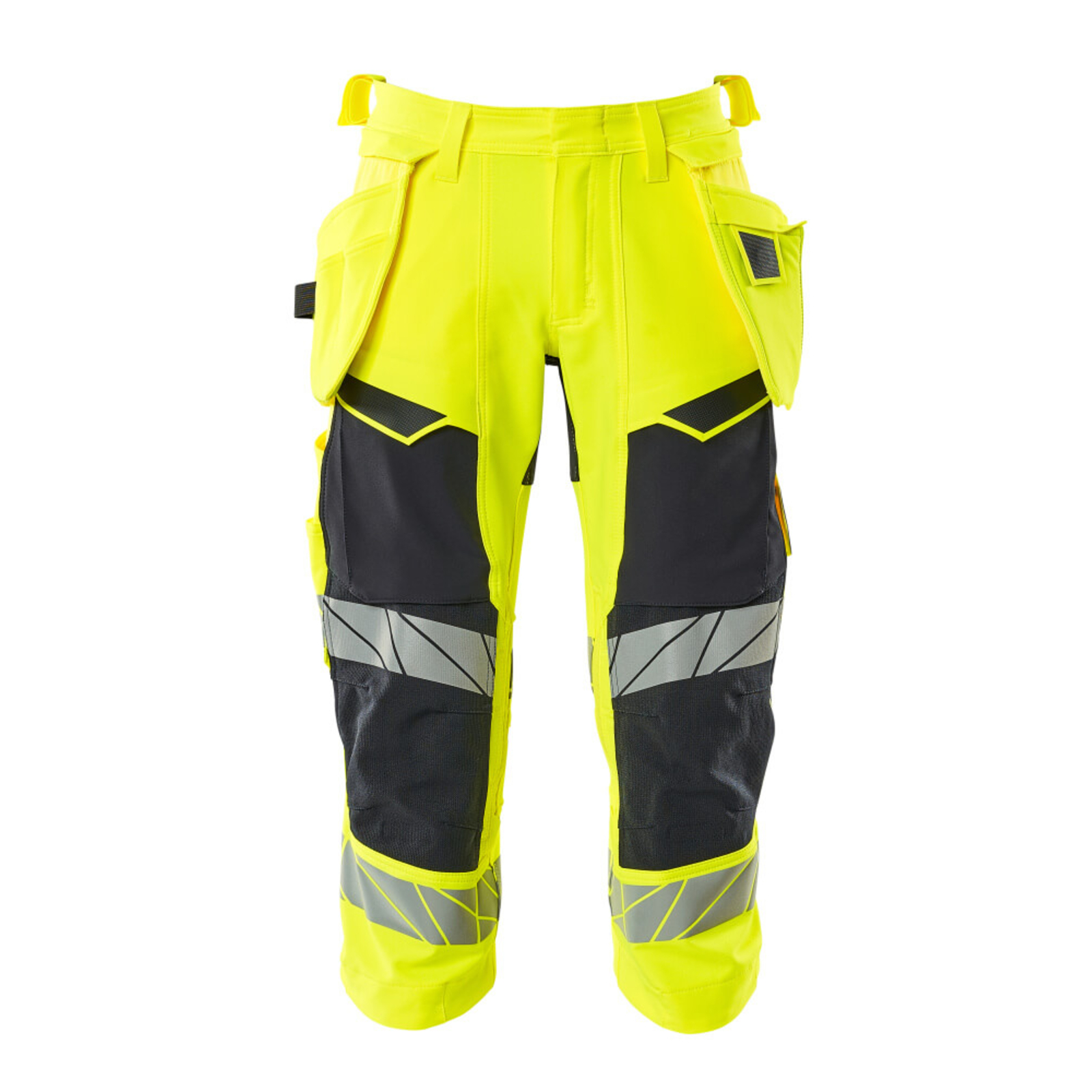 Pantacourt avec poches flottantes ACCELERATE SAFE Hi-vis Jaune/Marine foncé MASCOT - 19049-711-17010