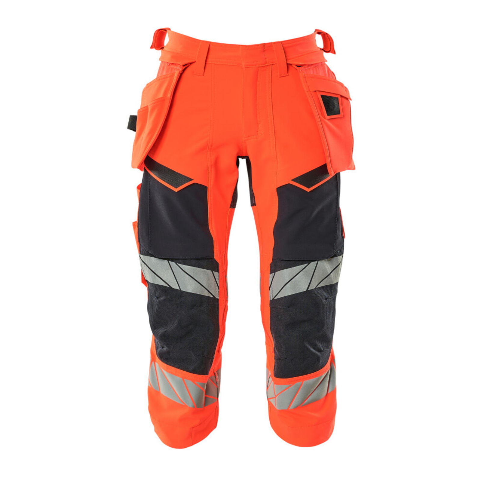 Pantacourt avec poches flottantes ACCELERATE SAFE Hi-vis Rouge/Marine foncé MASCOT - 19049-711-22210